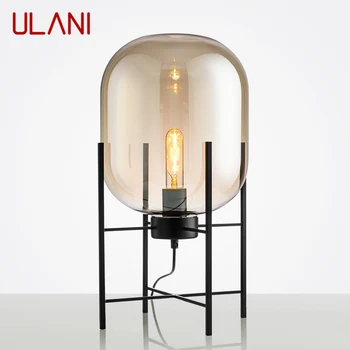 Современная настольная лампа ULANI в скандинавском стиле, модная и простая настольная лампа для гостиной и спальни с креативным светодиодным оформлением