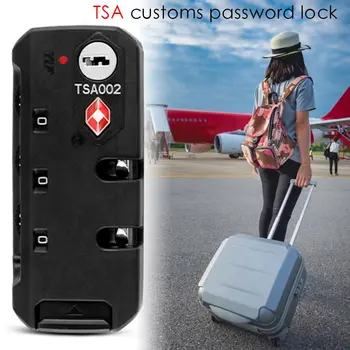 Аппаратная Защита багажа Безопасность Противоугонный Таможенный замок TSA Безопасный Кодовый Замок TSA13116 2-разрядный Кодовый Замок