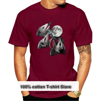 Популярная футболка без надписей Opossum Moon 3.
