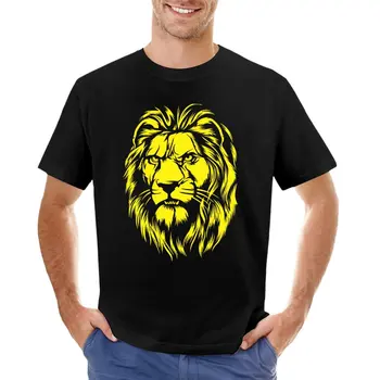 Футболка LION FACE 777, футболки для мальчиков, мужские футболки для больших и высоких
