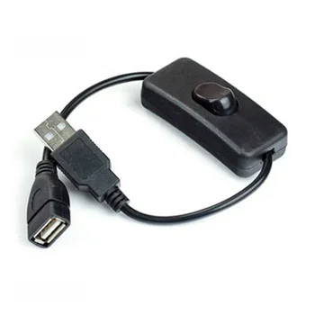 ESCAM 28 см USB-кабель с Переключателем ВКЛЮЧЕНИЯ/ВЫКЛЮЧЕНИЯ Удлинителя кабеля для USB-лампы, USB-вентилятора, Линии питания, Прочного Адаптера ДЛЯ ГОРЯЧЕЙ ПРОДАЖИ