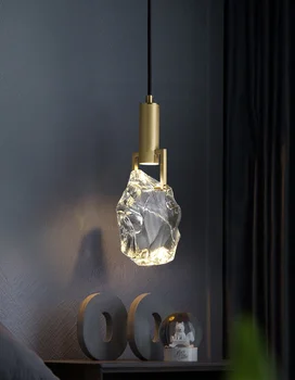 геометрический подвесной светильник, люстра-паук, подвесной светильник e27, стеклянная коробка, люстра luminaria de mesa