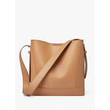 Женская сумка-мешок 2023 новая женская сумка из натуральной кожи, вместительная сумка через плечо, небольшая сумка-мессенджер для толпы, женская сумка-мессенджер