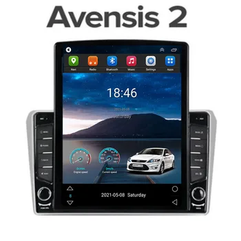 5GLTE + WIFI Для Toyota Avensis T25 2002-2009 Tesla Type 4G + 64G bluetooth Автомобильный Android 12 Радио Мультимедиа Видео GPS навигация