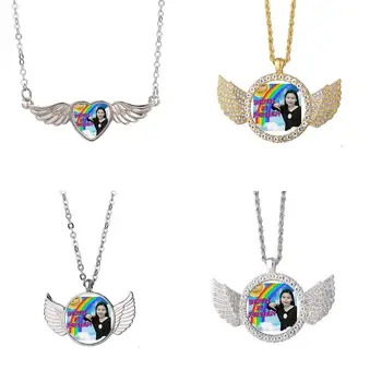Миранда Косгроув Олк, ожерелье с крыльями Ангела, красивая подвеска, модные украшения