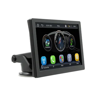 9-дюймовый автомобильный IPS сенсорный экран Беспроводной CarPlay Android Auto Автомобильное Портативное радио Bluetooth MP5 Мультимедийная Навигация Стерео