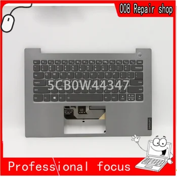 верхняя крышка с упором для рук 5cb0w44347 для lenovo thinkbook 14-iml c-cover с клавиатурой с подсветкой