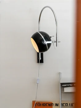 Регулировка настенного светильника в стиле средневековый Баухауз прикроватная тумбочка для спальни гостиная Nordic long arm mobile studio