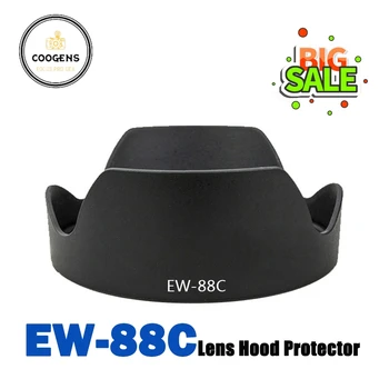 EW-88C EW88C Байонетное Крепление Защитная Бленда Объектива Пластик Черный Для Canon EOS EF 24-70 мм f/2.8L II USM 5D III 6D Аксессуары Для Камеры