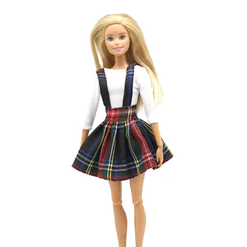 Кукольная одежда Новая плиссированная юбка с ремешком 30 см 1/6, аксессуары для повседневной одежды, одежда для куклы Барби