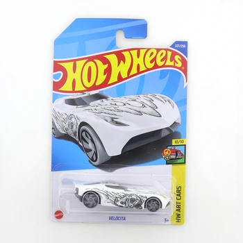 2022 Hot Wheels VELOCITA #227/250 HW Art Cars 10/10 Mini Alloy Coupe 1/64 Металлическая модель автомобиля, отлитая под давлением