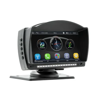 4,7-дюймовый автомобильный сенсорный IPS-экран Беспроводной CarPlay Android Auto Автомобильное портативное радио Bluetooth MP5 Мультимедийный хост