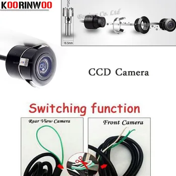Koorinwoo CCD Камера для парковки автомобиля, Резервная камера / Фронтальная камера, Переключение заднего хода, Камера заднего вида, система помощи при парковке