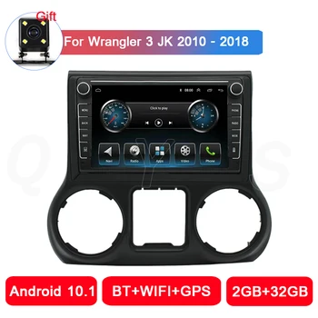 Автомобильный Стереосистема Android 10.1 Центральный Мультимедийный плеер Autoestereos GPS Навигация для Jeep Wrangler 3 JK 2010 2011 2012 2013 - 2018
