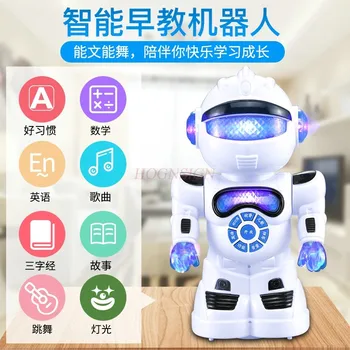 Электрический интеллектуальный робот с дистанционным управлением, который может говорить, игрушки для раннего обучения детей, игрушки для машинного обучения