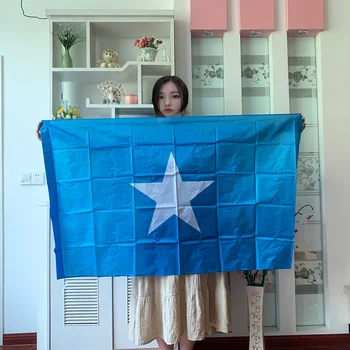 zwjflagshow flag Флаг Сомали 3 фута X 5 футов 90x150 см Национальный флаг Сомали Somingia SOM, подвесной баннер из полиэстера для украшения