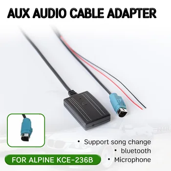 кабель-адаптер Bluetooth-Aux-приемника для Alpine CD Host KCE-236B 9870/9872 Громкой связи Hifi aux-модуля