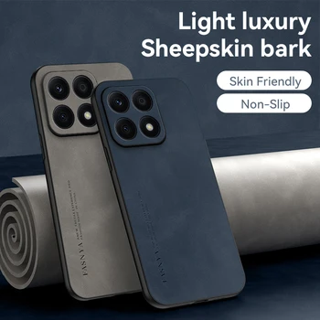 Модный Роскошный Силиконовый Чехол Для задней панели Телефона Из Овчины Honor X8A X8 A X8 5G 4G Противоударный Бампер Coque Для HonorX8A