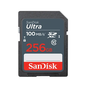 SD-карта SanDisk Ultra До 100 Мбит/с 32 ГБ 128 ГБ 256 ГБ 16 ГБ C10 SDHC SDXC Карта памяти до 100 Мбит/с U1 Full HD Видео Для камеры