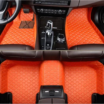 Автомобильные коврики для Honda Civic 2012 2013 2014 2015 Пользовательские автоматические накладки для ног, автомобильный ковролин