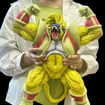 40-сантиметровая аниме-фигурка Dragon Ball Baby Ohzaru Son Goku Gold Super Saiyan, фигурка из манги, коллекция кукол, подарок для малышей