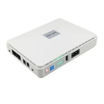 Источник бесперебойного питания 5V 9V 12V Mini UPS POE 15V 24V Резервная батарея для Wifi-маршрутизатора CCTV (штепсельная вилка США)