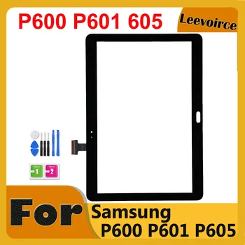 Для Samsung Galaxy Note 10.1 P600 P601 P605 P607 SM-P600 Сенсорный Экран Дигитайзер Передняя Стеклянная Панель Сенсор Замена Планшета