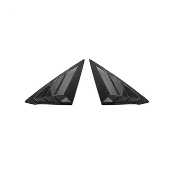 Жалюзи на задние боковые стекла Треугольные оконные жалюзи для седана Honda Civic 11Th 2022 2023 - ABS из углеродного волокна